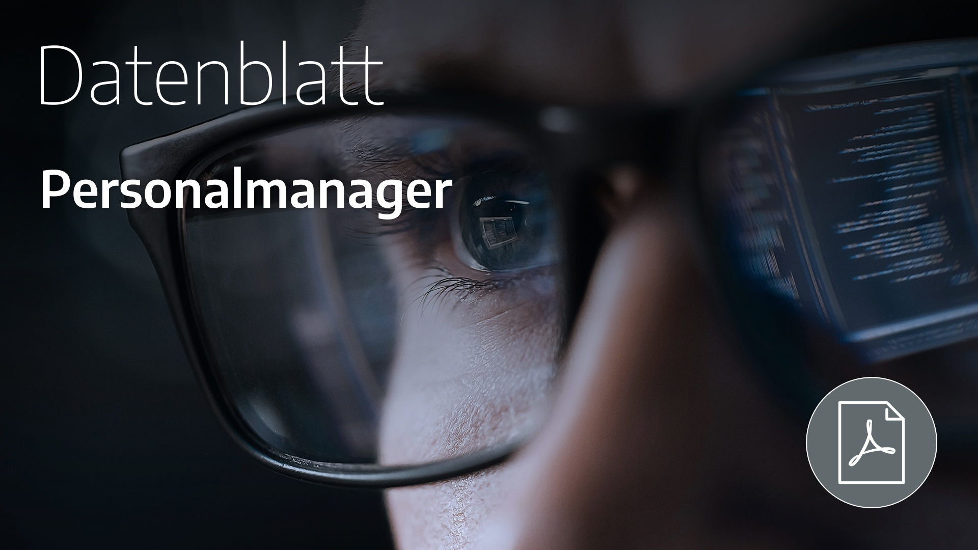 Datenblatt Personalmanager