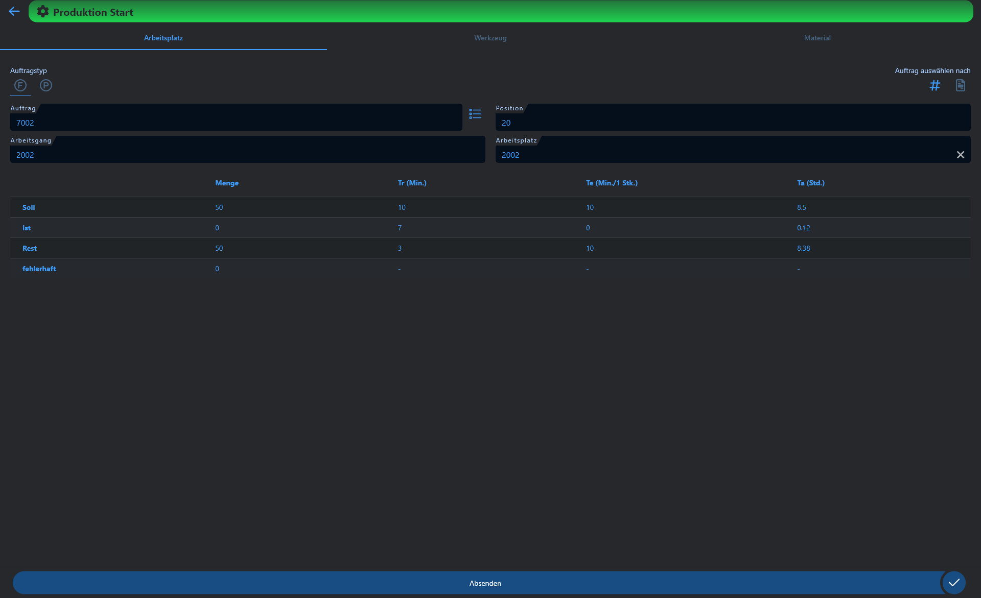 App_Produktion_Start