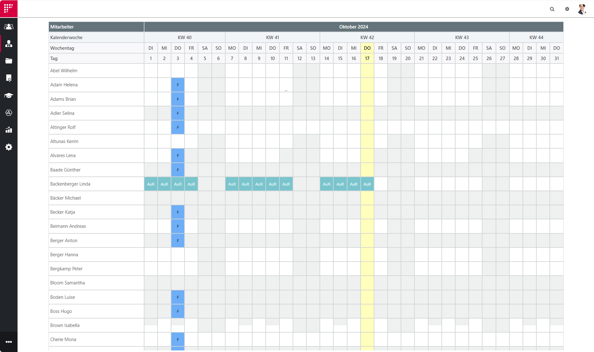 Personalmanager_Teamkalender