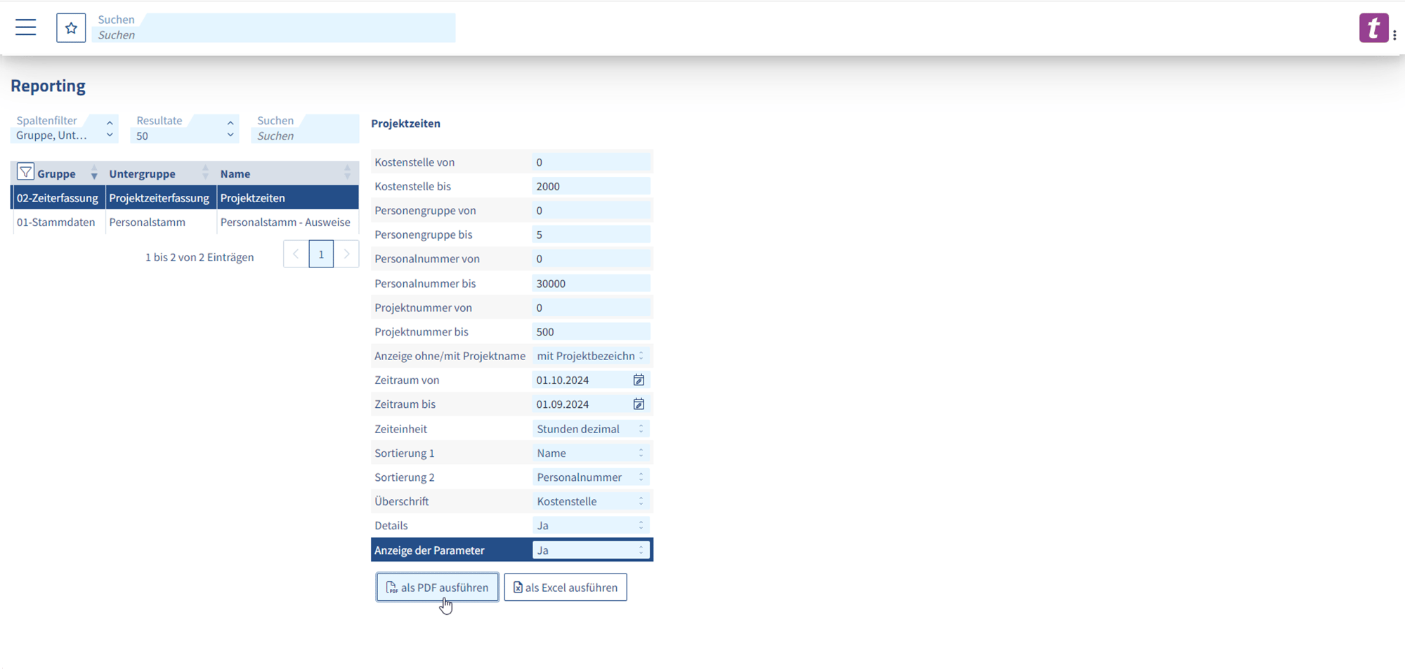 Projektzeiterfassung_3_Reporting-Projektzeiterfassung