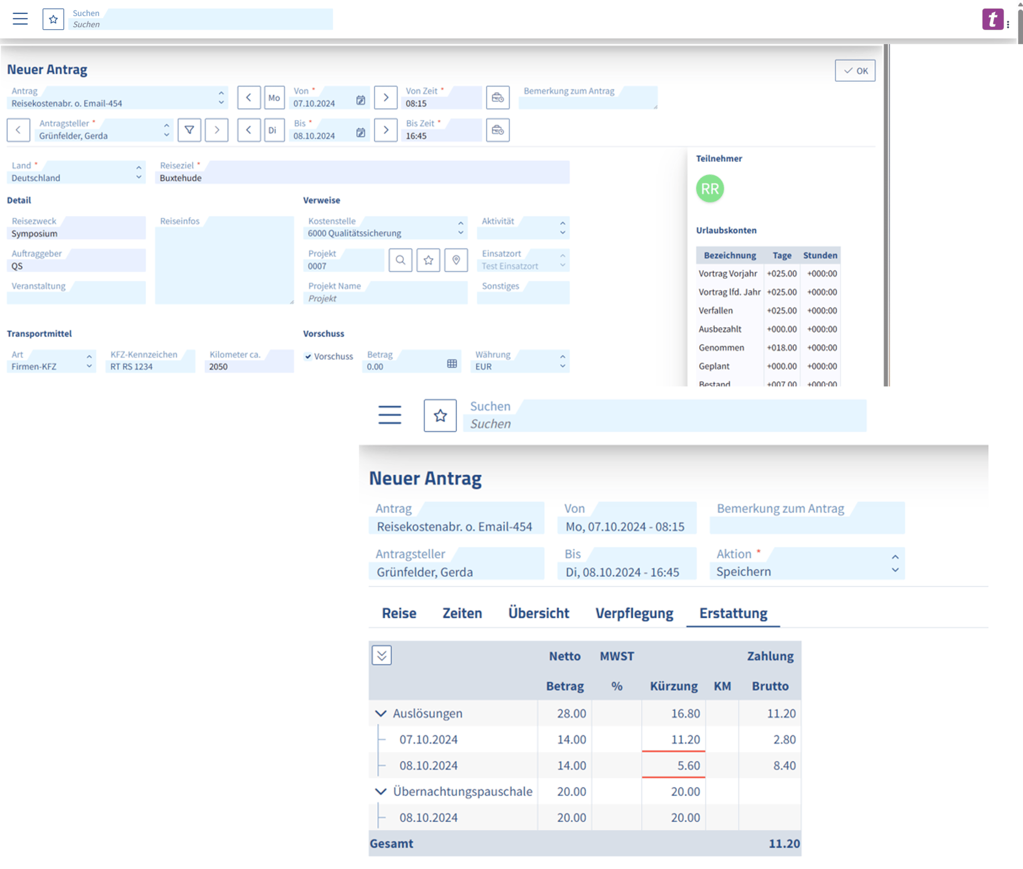 Travel expense management_3_Reimbursement of travel expenses